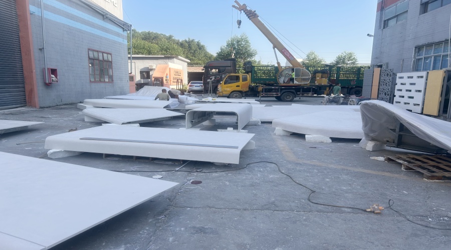 安徽合肥華蓋售樓部UHPC曲面板工程 安徽合肥華蓋售樓部UHPC曲面板工程