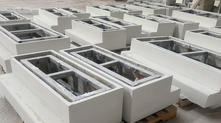 茂名那霍服務區GRC坐凳底座