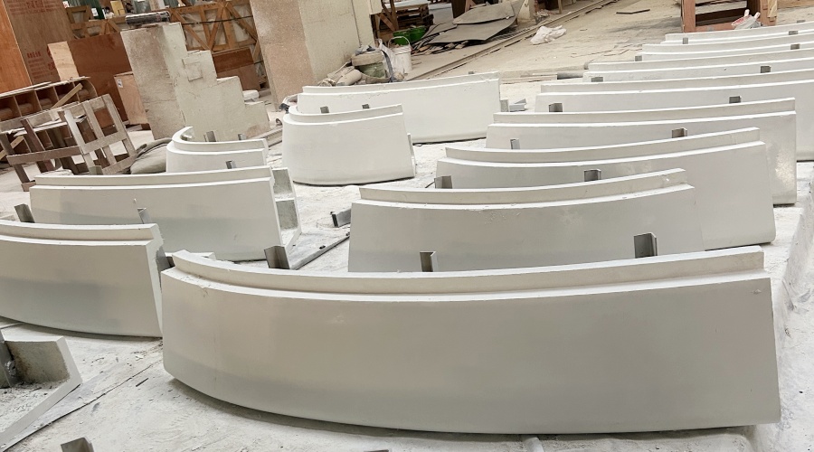 海南陵水GRC清水混凝土坐凳